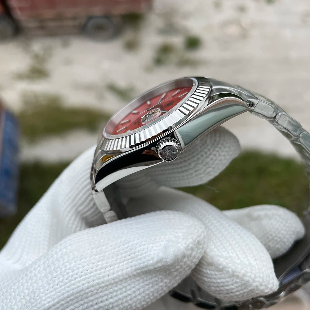 Montre Automatique Classic Cannelée 39M – Calibre Seiko NH35 (Réf. SD1933)