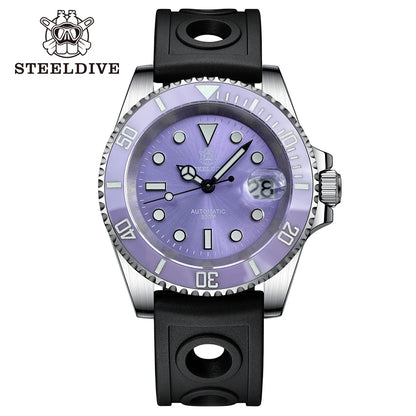 Montre Automatique Diver Pro 300M Édition Spéciale Violette – Calibre Seiko NH35 (Réf. SD1953T)