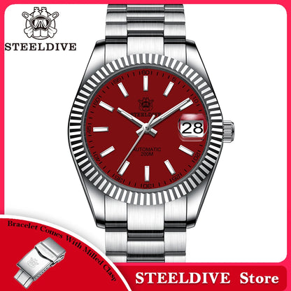 Montre Automatique Classic Cannelée 39M – Calibre Seiko NH35 (Réf. SD1933)