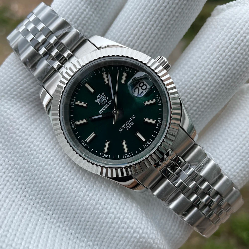 Montre Automatique Classic Cannelée 39M – Calibre Seiko NH35 (Réf. SD1933)