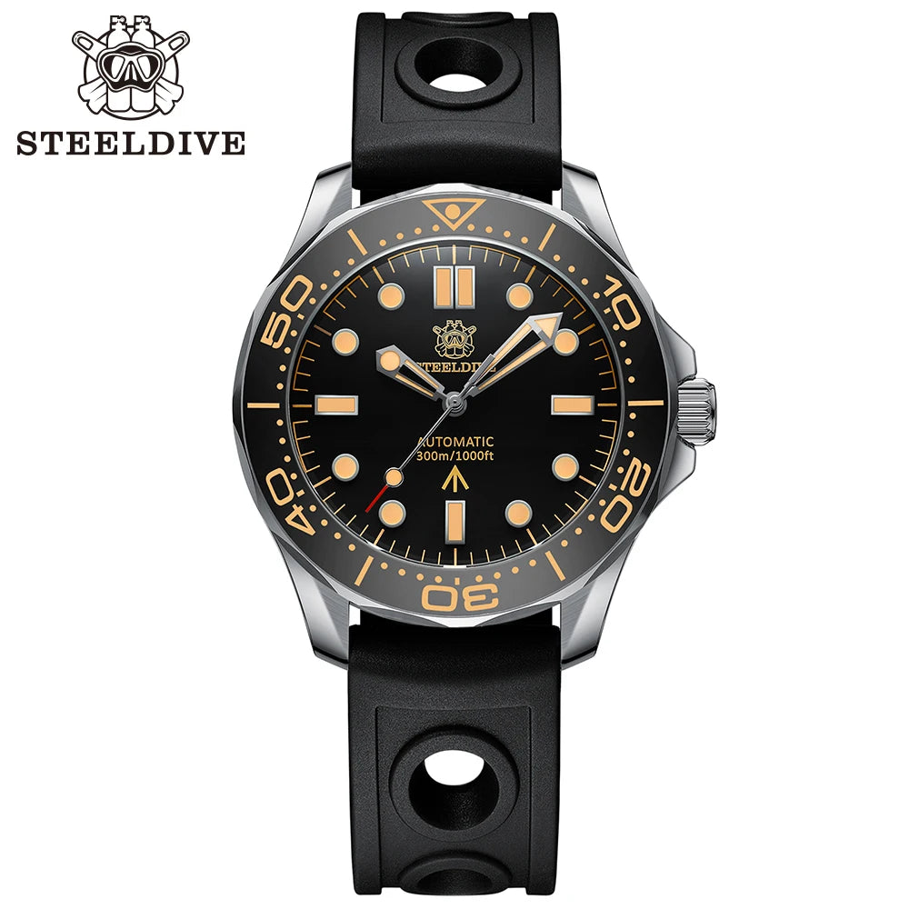 Montre Automatique Diver Vintage 300M – Calibre Seiko NH35 & Lunette Céramique (Réf. SD1957)