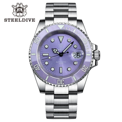 Montre Automatique Diver Pro 300M Édition Spéciale Violette – Calibre Seiko NH35 (Réf. SD1953T)