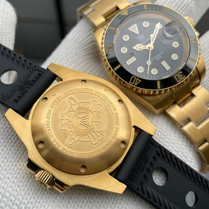 Montre Automatique Diver Pro 300M Édition Gold – Calibre Seiko NH35 (Réf. SD1953IPG)