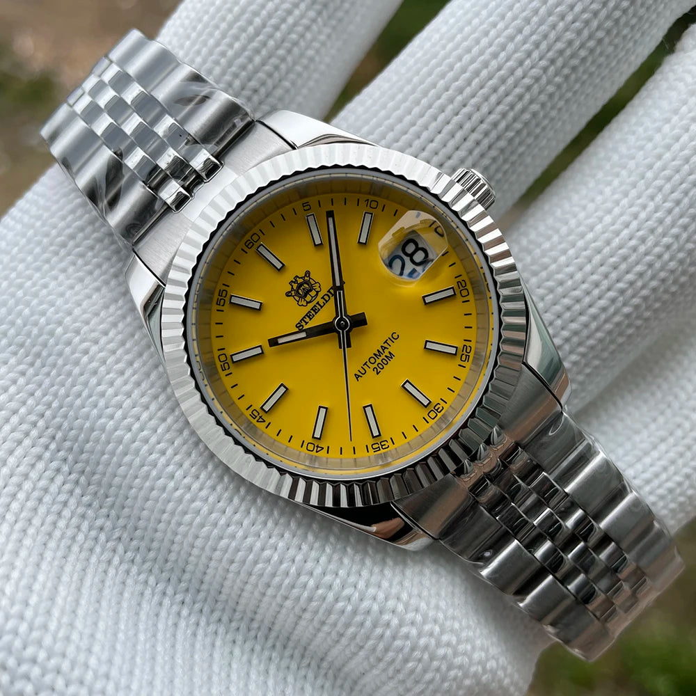 Montre Automatique Classic Cannelée 39M – Calibre Seiko NH35 (Réf. SD1933)
