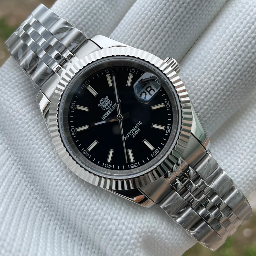 Montre Automatique Classic Cannelée 39M – Calibre Seiko NH35 (Réf. SD1933)
